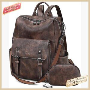 PU Leather Backpack Purse Convertible Shoulder Bag Fashion Work Travel Handbag